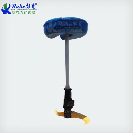 漂浮河道治理立式环流浮筒潜水搅拌机推流式浮筒搅拌机
