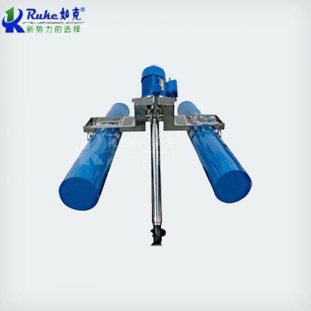 LJB不锈钢自吸螺旋式搅拌曝气机曝气搅拌两用机